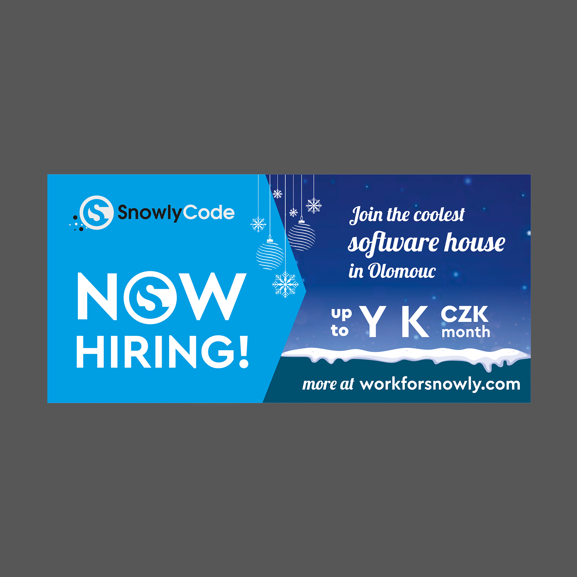 Graphic Design by ecorokerz for SnowlyCode, s.r.o. | Design #27668275