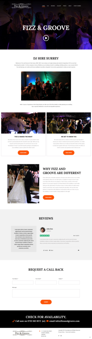 Web Design by pb for this project | Design #27670055