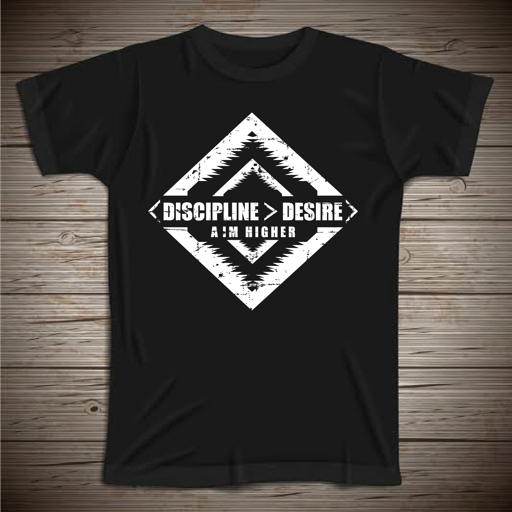 T-shirt Design by Ashraful100 for Discipline > Desire | Design #27698729