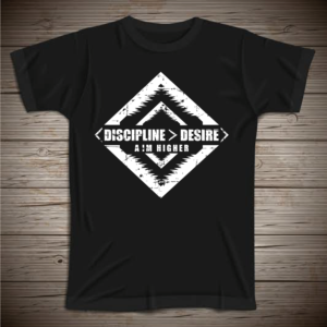 T-Shirt-Design von Ashraful100 für Discipline > Desire | Design #27698729