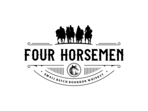 Four Horsemen   (Small Batch Bourbon Whiskey) | Logo Design by beard.art