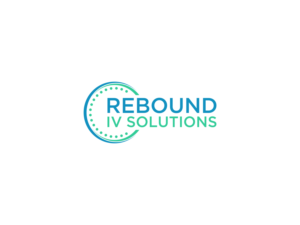 "Rebound", "Rebound IV Clinic", "Rebound IV Solutions", "Rebound IV Clinic and Lounge". | Logo Design by BNdesigner