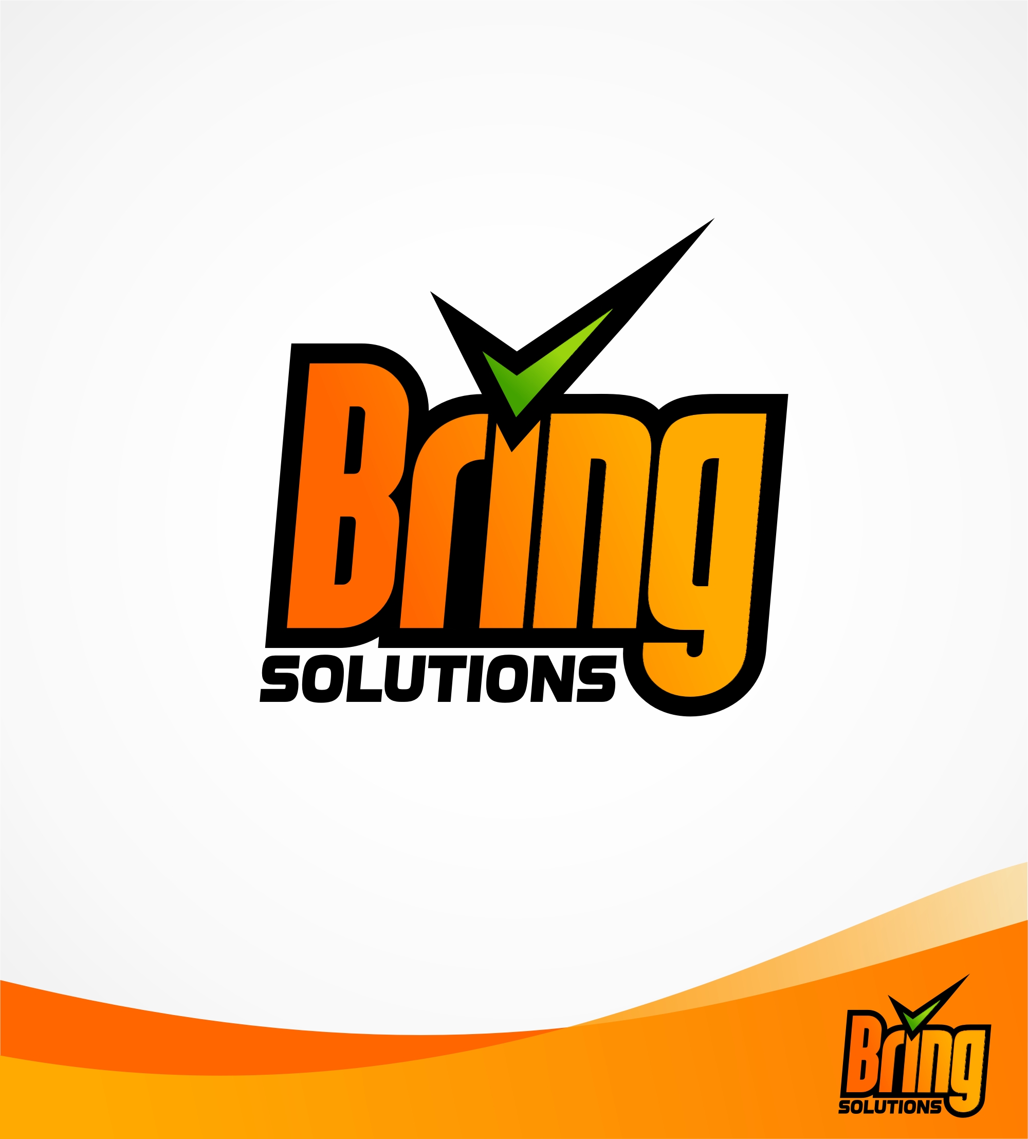 Logo Design by hamkur for Bring Solutions | Design #27674116