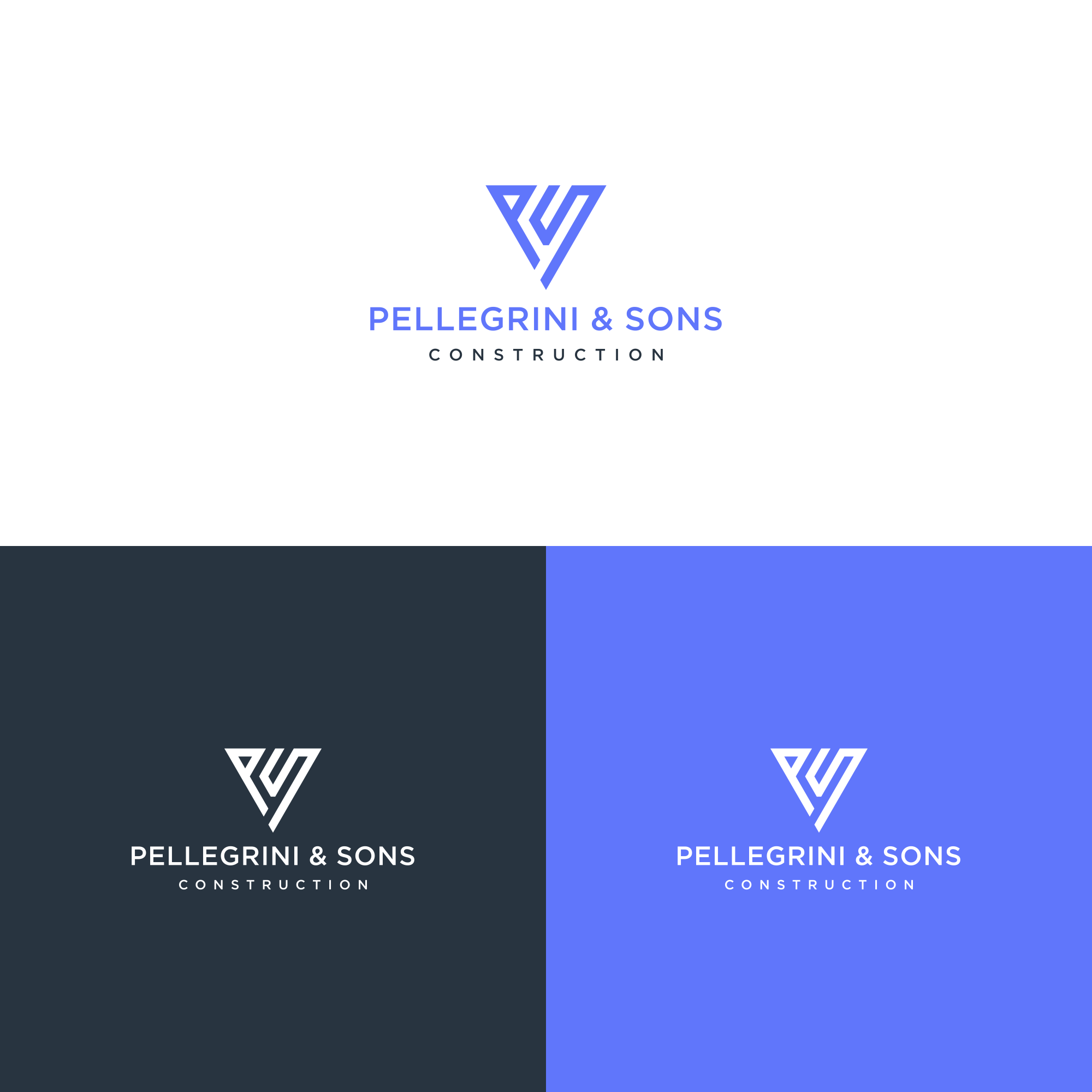 Diseño de Logo por MugiBerkah para Pellegrini Construction Co. | Diseño #27668283