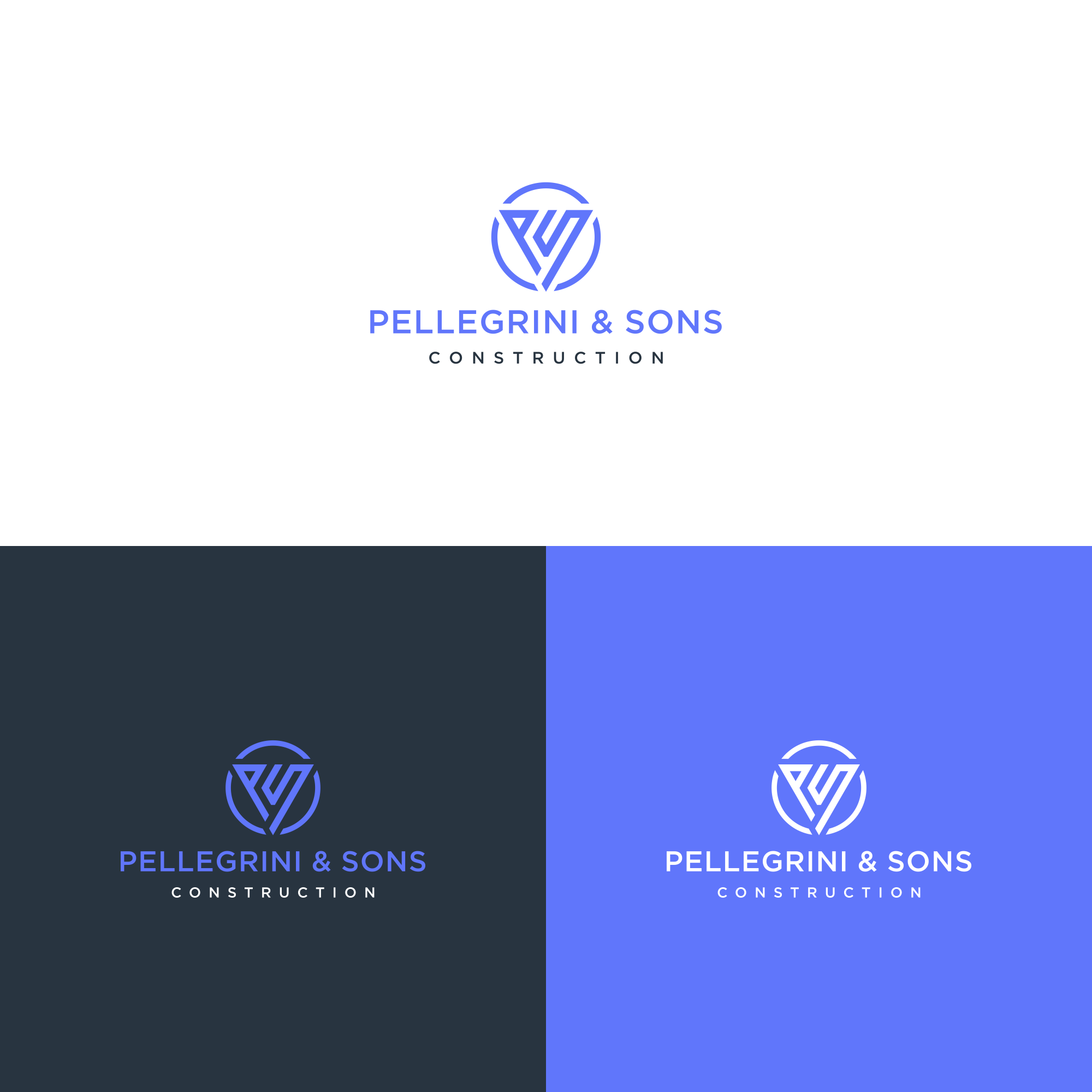 Diseño de Logo por MugiBerkah para Pellegrini Construction Co. | Diseño #27668339
