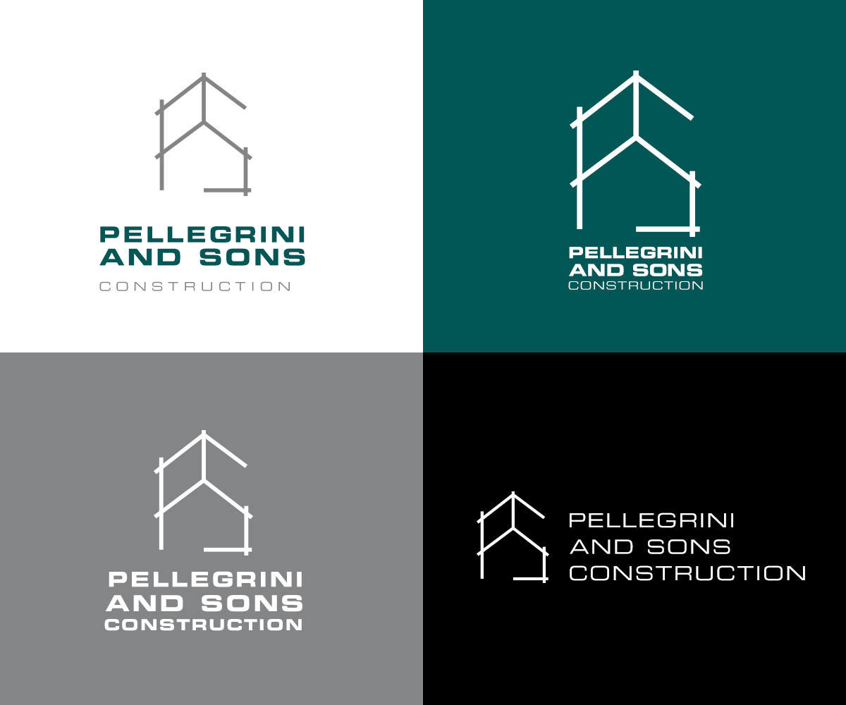 Design de Logo par Andrés Sebastián pour Pellegrini Construction Co. | Design #27673998