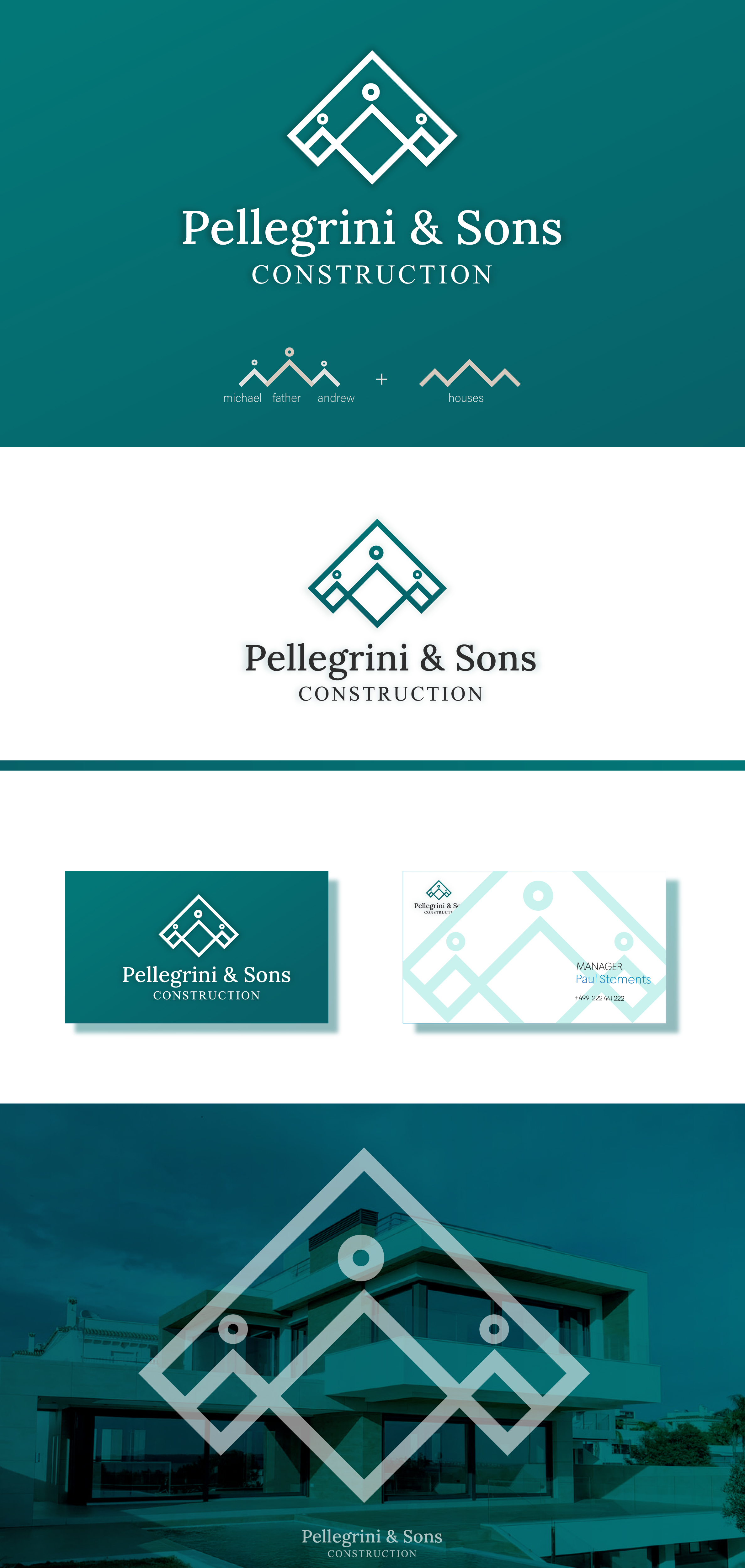 Design de Logo par lena6 pour Pellegrini Construction Co. | Design #27672777