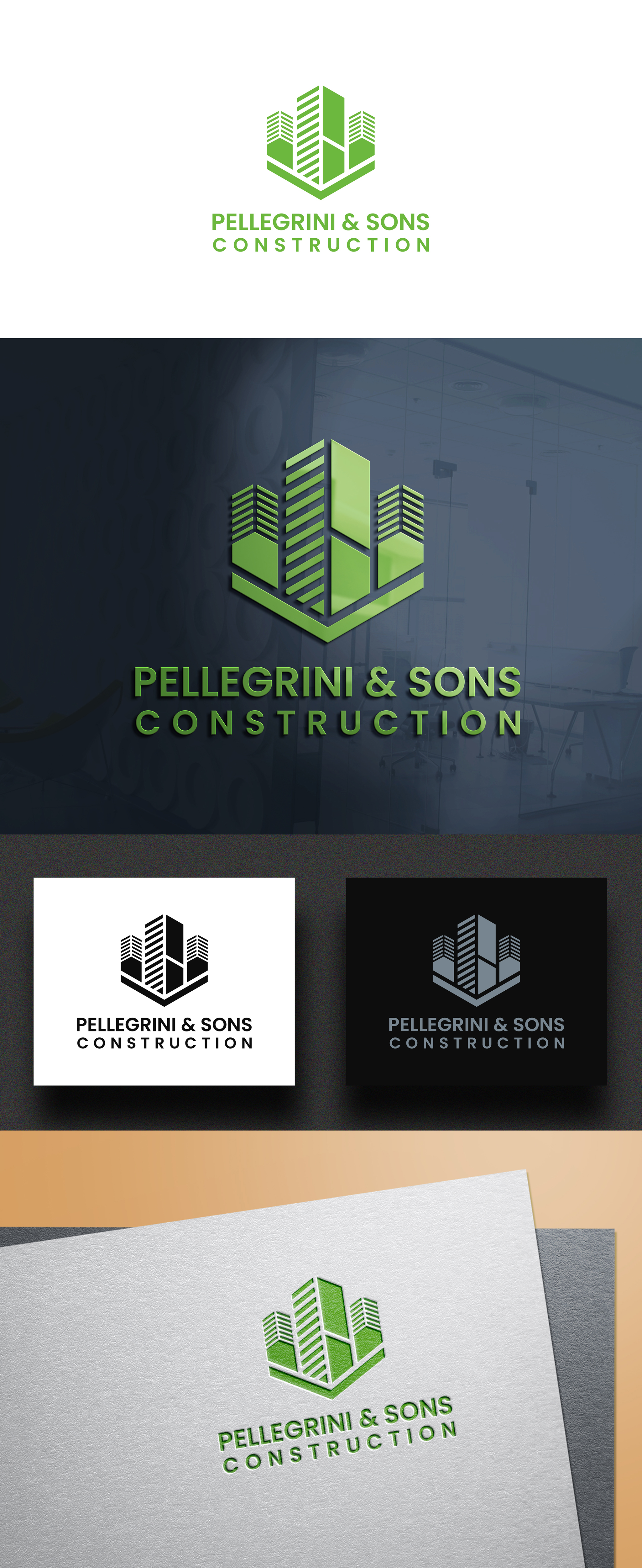 Diseño de Logo por MD Aminul Islam para Pellegrini Construction Co. | Diseño #27680889