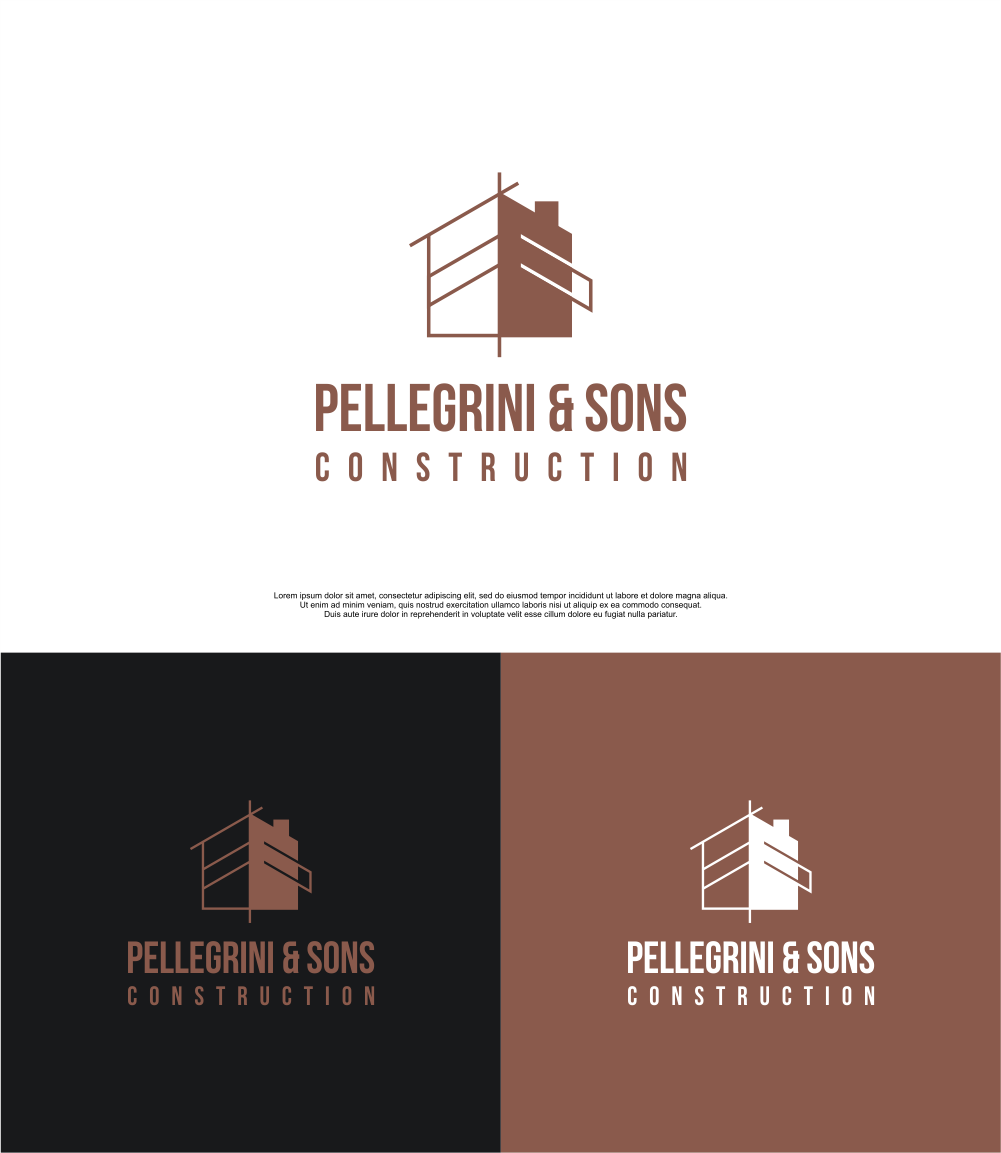 Diseño de Logo por MASH Std para Pellegrini Construction Co. | Diseño #27666370