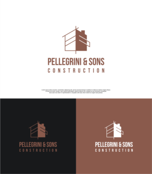 Pellegrini & Sons Construction | Design de Logo par MASH Std