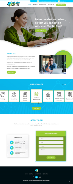 Web Design by pb for this project | Design: #27675672