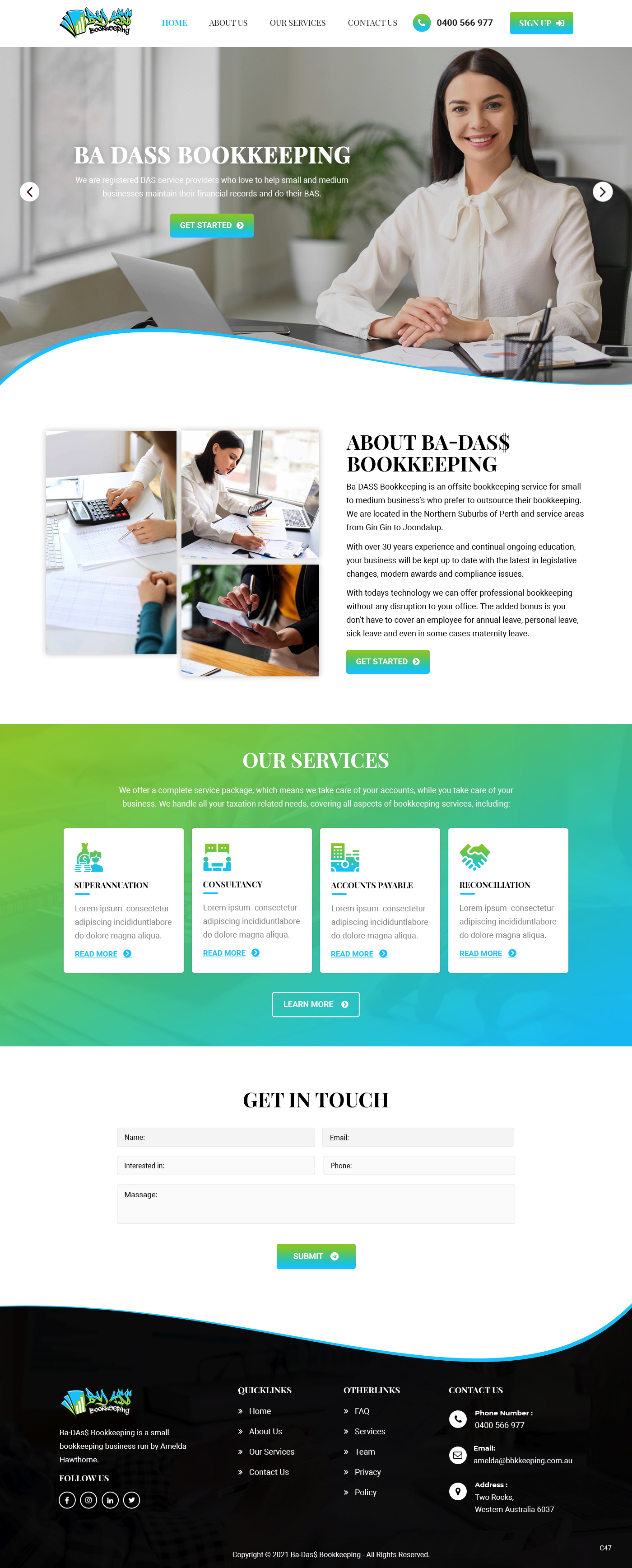 Web Design by pb for this project | Design #27675673