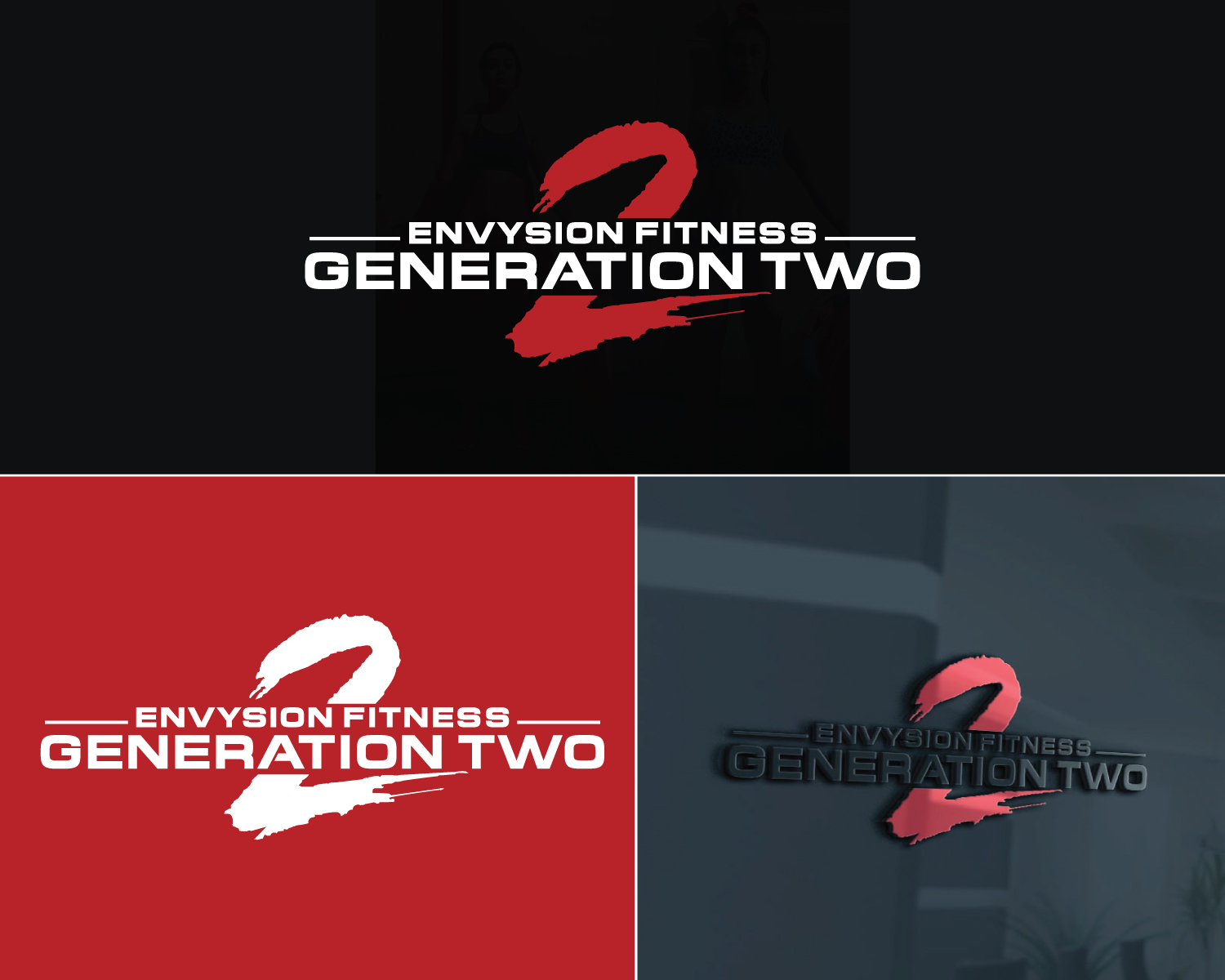 Logo Design by Atec for Envysion Fitness | Design #27674775