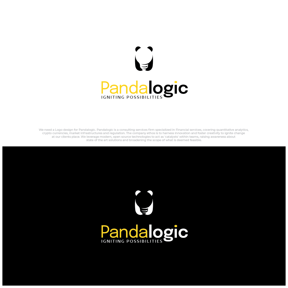 Logo-Design von dan-D-dan für Pandalogic | Design #27689193