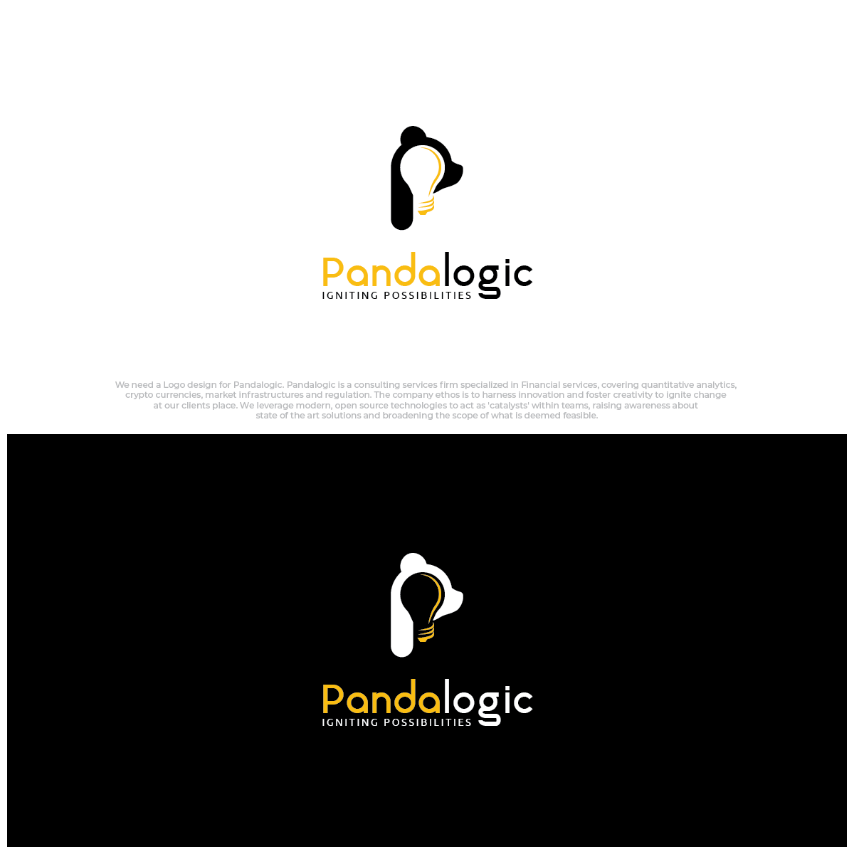 Logo Design by dan-D-dan for Pandalogic | Design #27690706