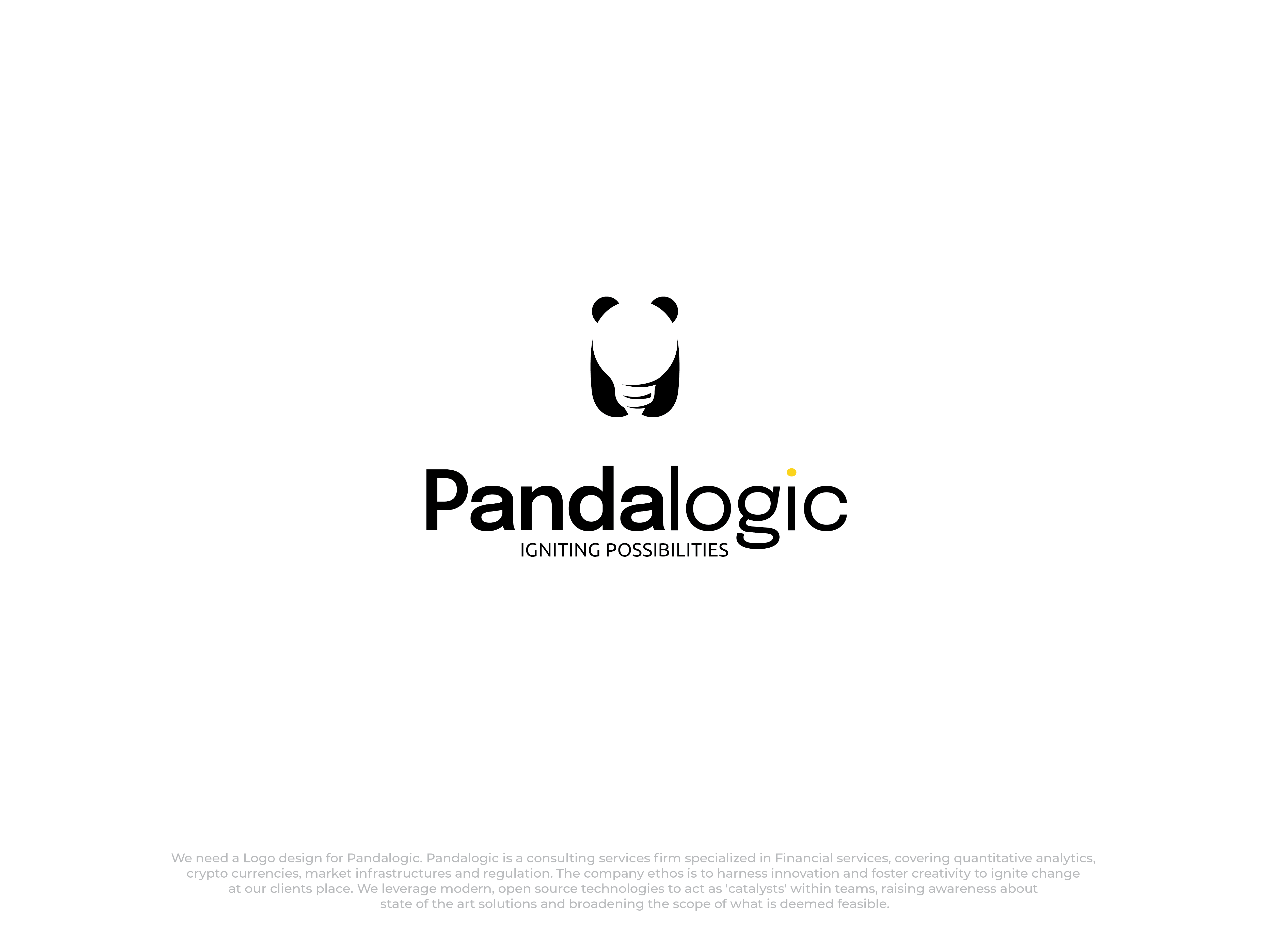 Diseño de Logo por dan-D-dan para Pandalogic | Diseño #27699073