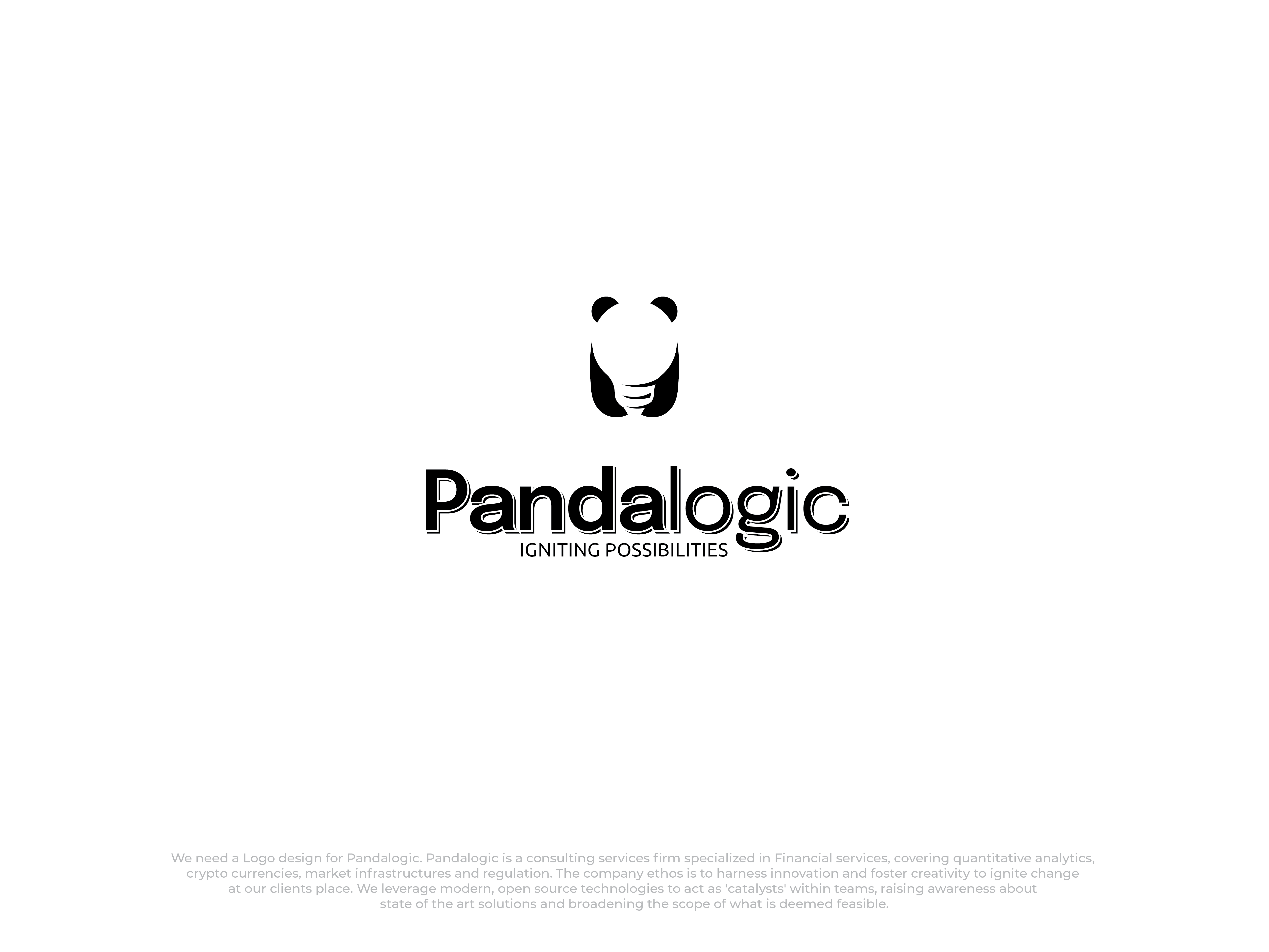Diseño de Logo por dan-D-dan para Pandalogic | Diseño #27699075