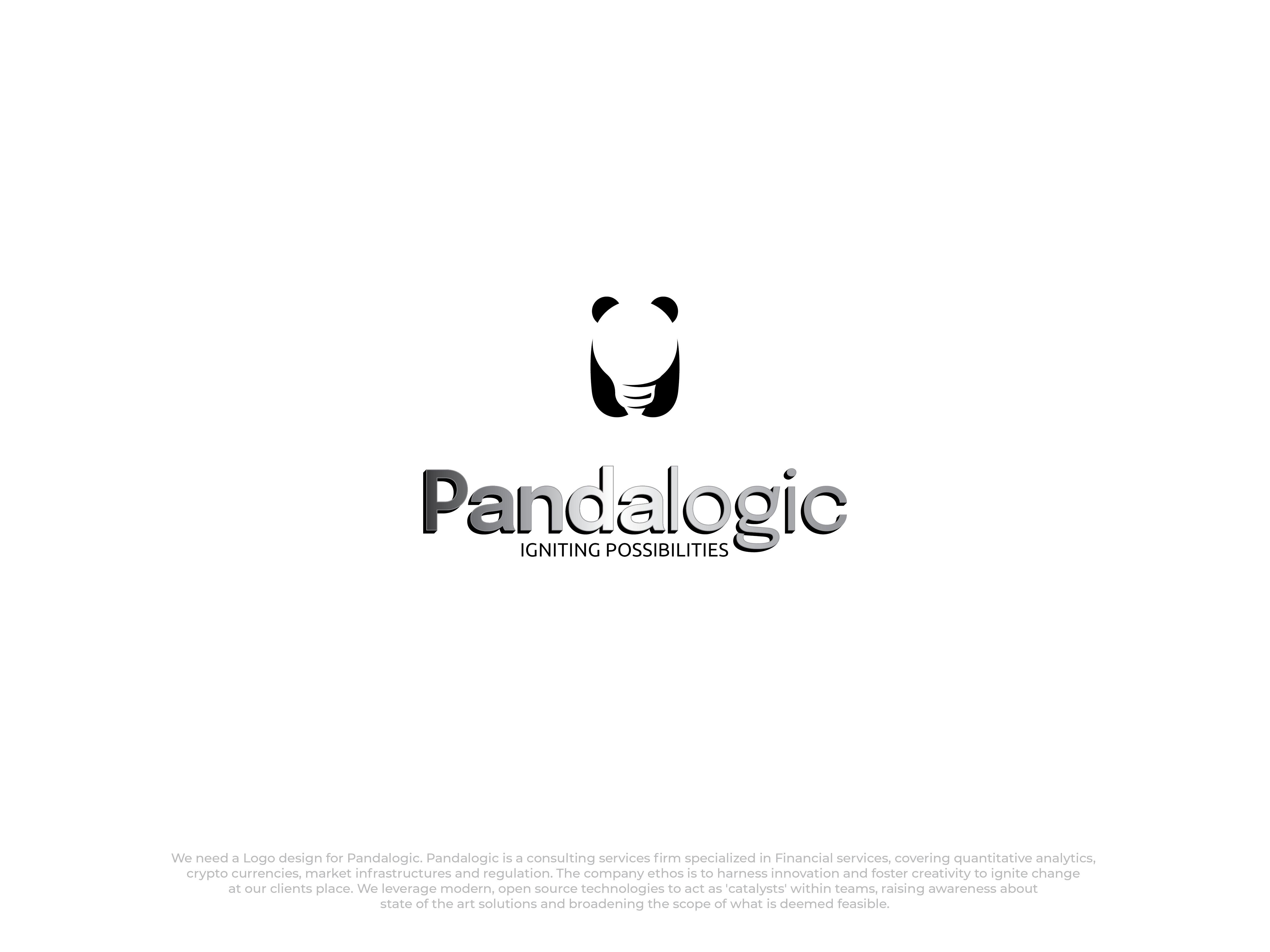 Diseño de Logo por dan-D-dan para Pandalogic | Diseño #27699076