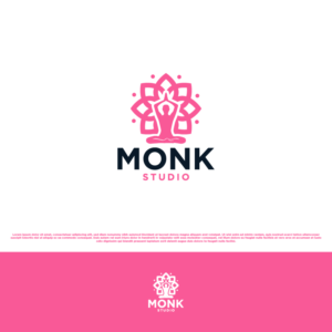 Monk Studio | Diseño de Logo por Shirin Studio