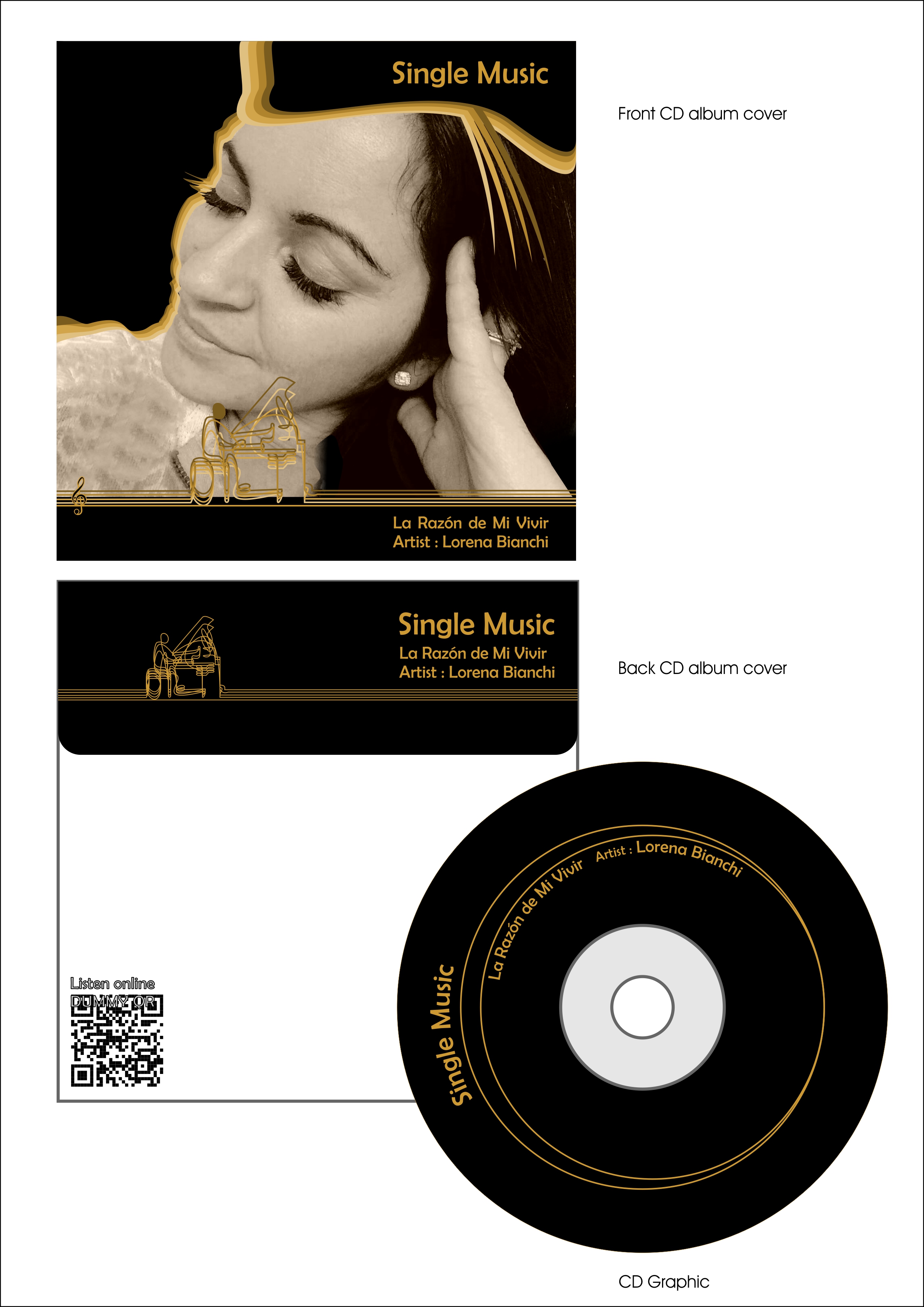 Diseño de Portada de CD por irfanutabani para este proyecto | Diseño #27683421