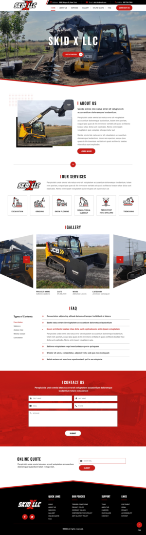 Web Design by pb for this project | Design: #27681538