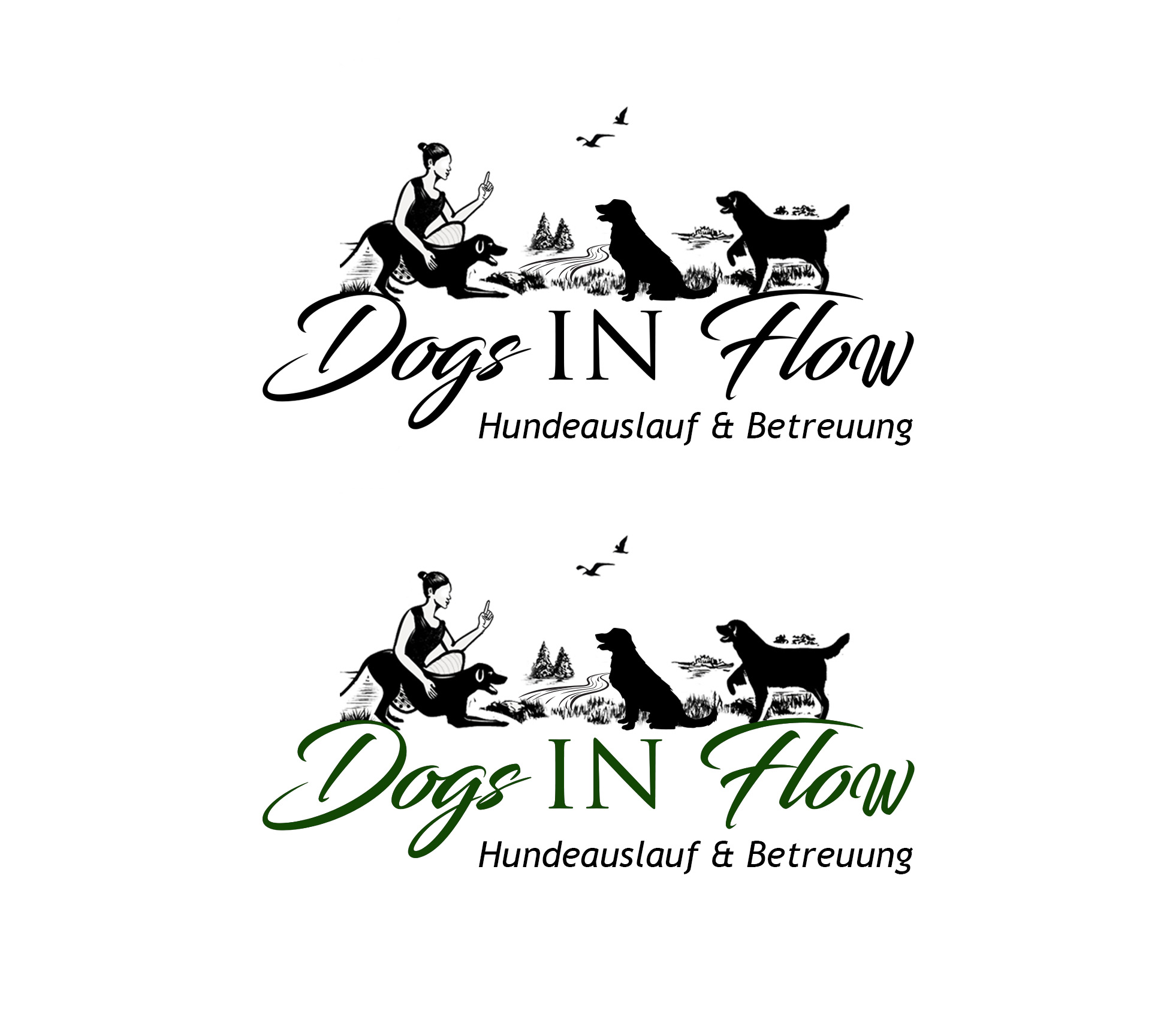 Logo Design by #hashtag_DEsigN for Dogs in flow | Design #27676006