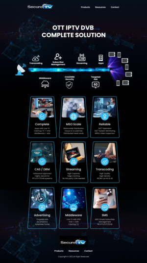 Diseño Web por MAHABA para Secure TV | Diseño #27689848