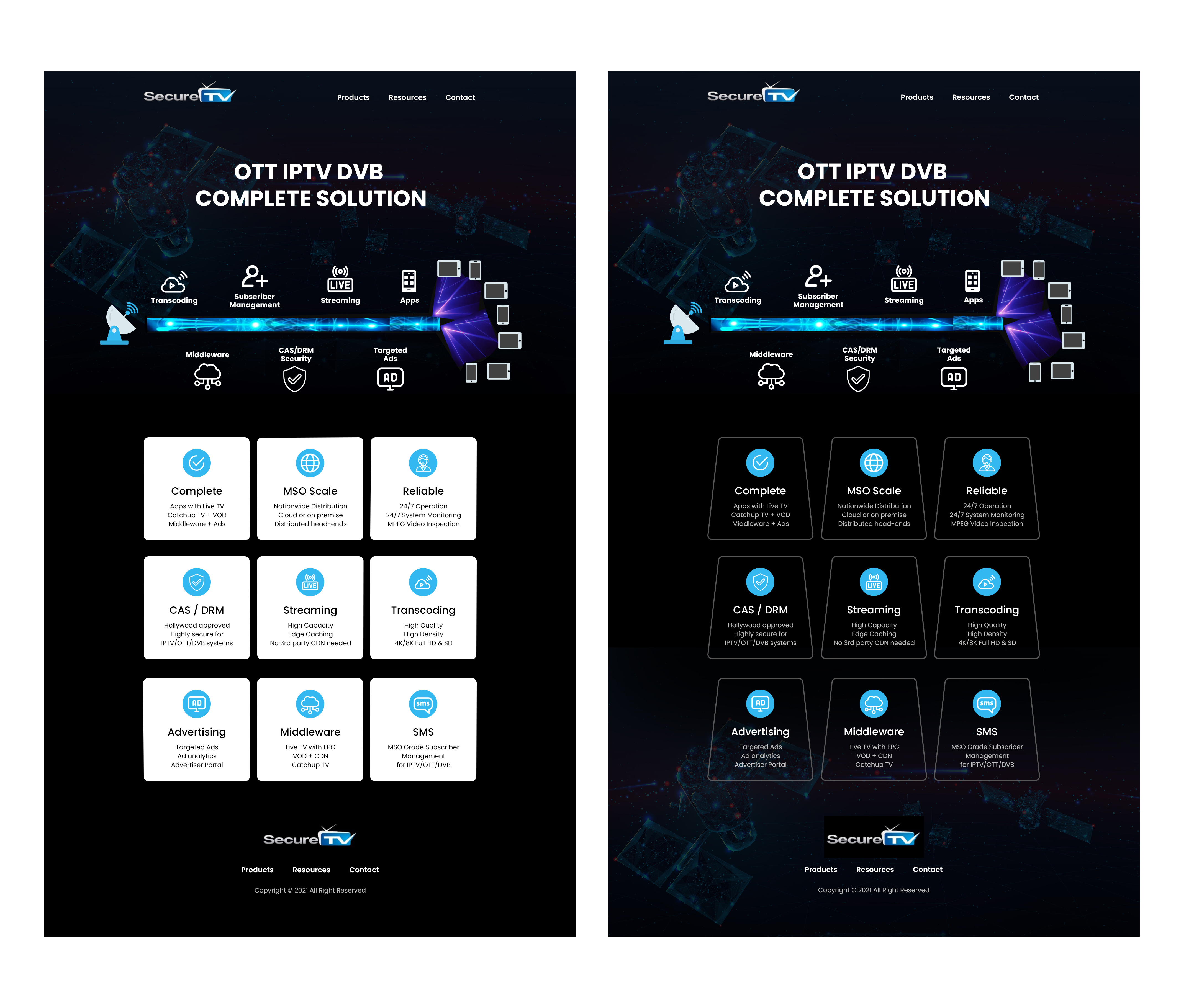 Web Design by MAHABA for Secure TV | Design #27702102