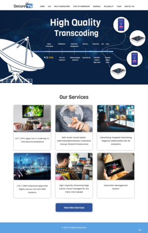 Web Design by pb for Secure TV | Design: #27675734