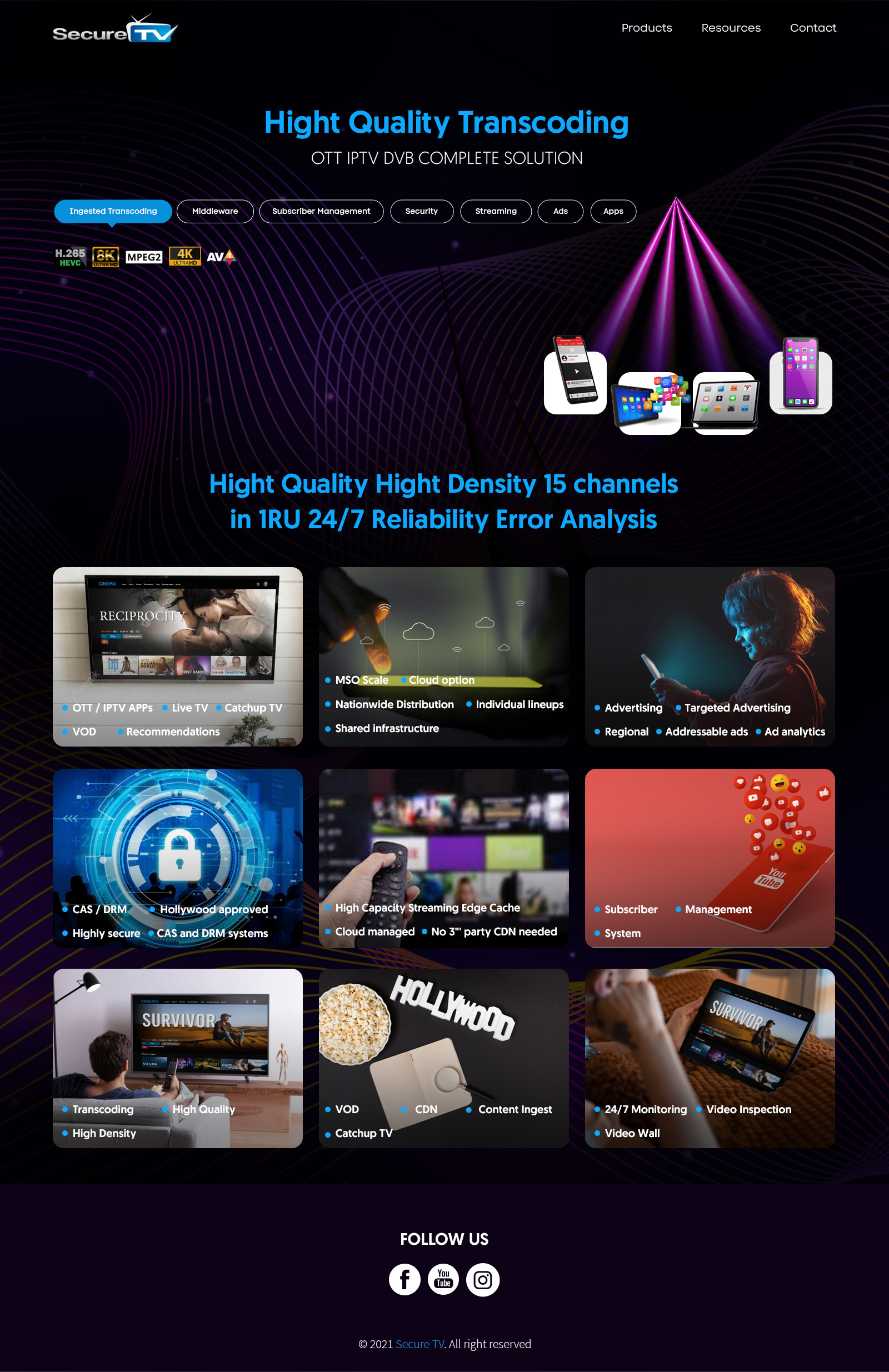 Diseño Web por sai.designer87 para Secure TV | Diseño #27680260