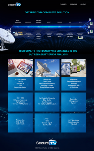Web Design by Titan Eagle for Secure TV | Design: #27676899