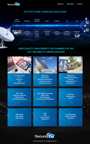 Web Design by Titan Eagle for Secure TV | Design: #27676901
