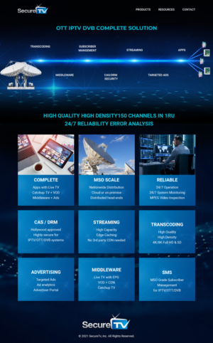 Web Design by Titan Eagle for Secure TV | Design: #27686158
