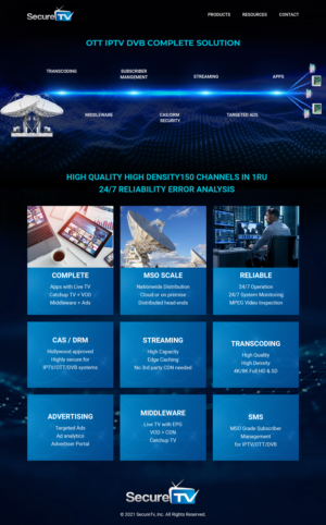 Web Design by Titan Eagle for Secure TV | Design: #27686170