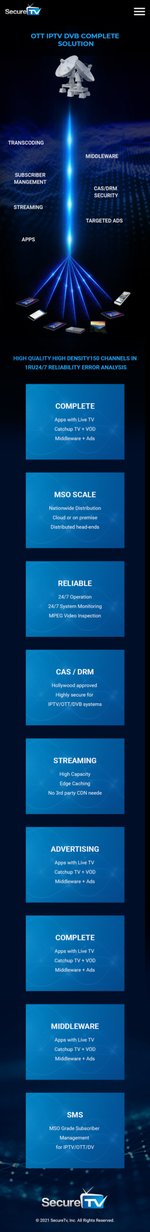 Web Design by Titan Eagle for Secure TV | Design: #27687342