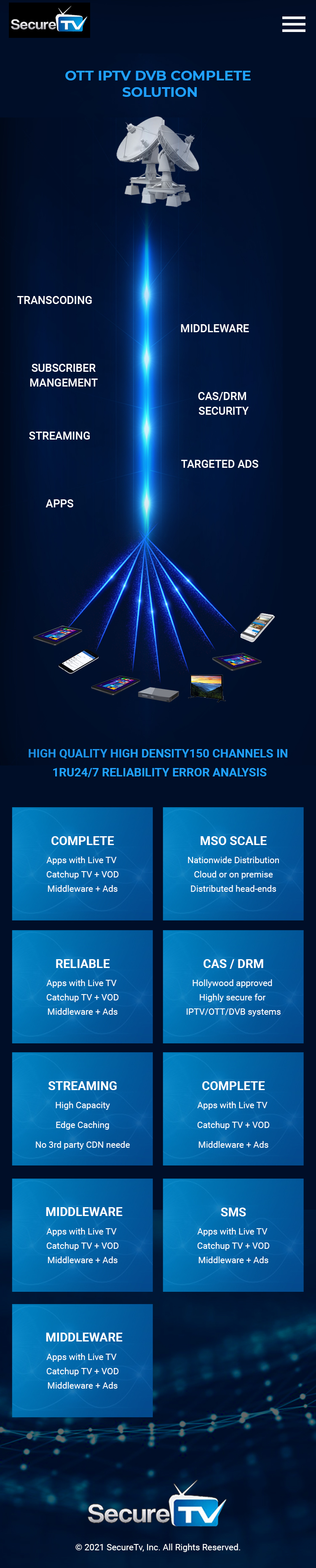 Web Design by Titan Eagle for Secure TV | Design: #27706420