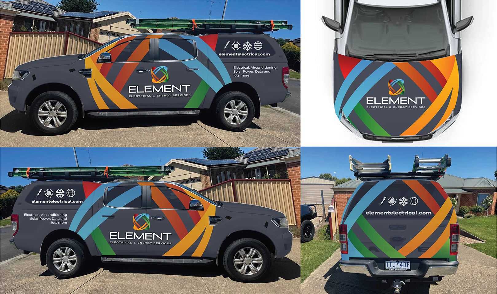 Diseño de Rotulación de Vehículo por Deziners Zone para Element Investments | Diseño #27674767