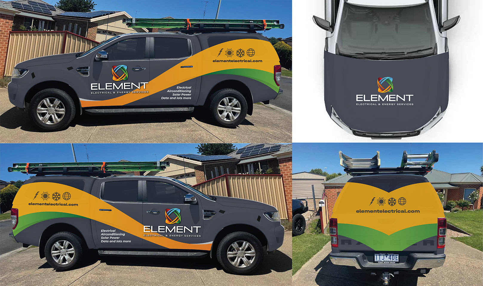 Diseño de Rotulación de Vehículo por Deziners Zone para Element Investments | Diseño #27674768