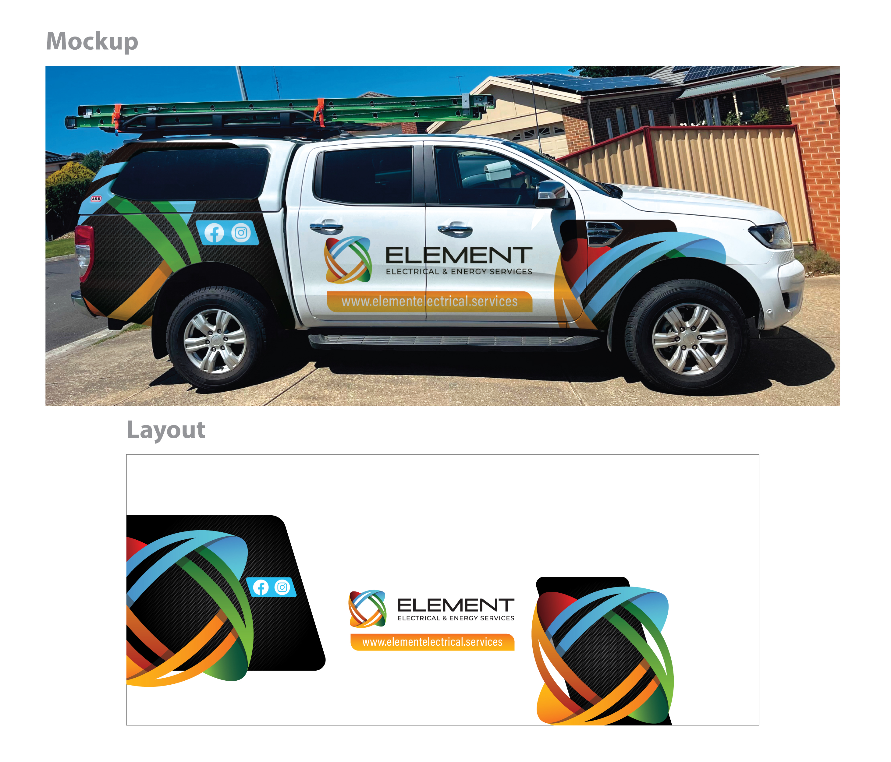 Car Wrap Design by Brandão for Element Investments | Design #27677489