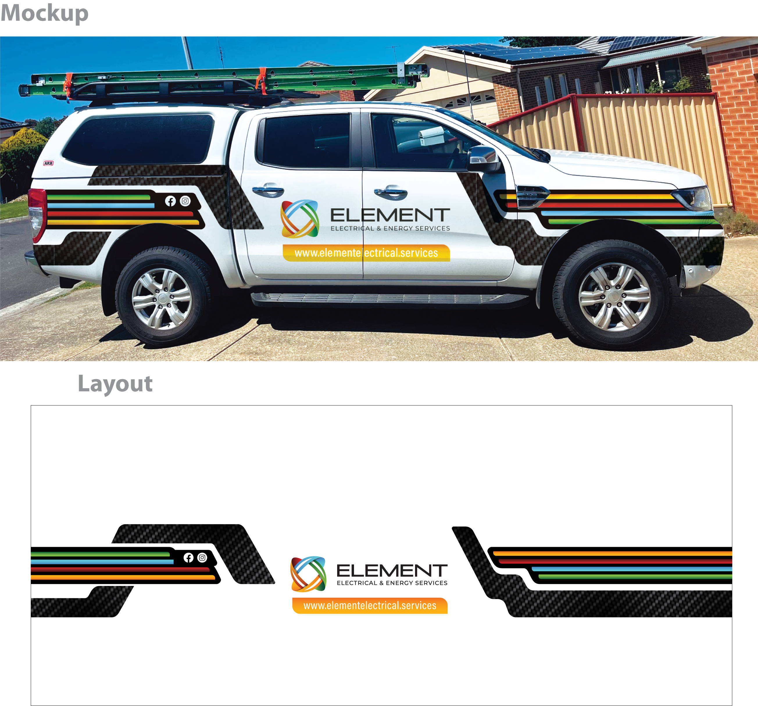 Car Wrap Design by Brandão for Element Investments | Design #27681442