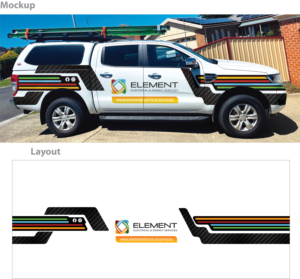 Diseño de Rotulación de Vehículo por Brandão para Element Investments | Diseño: #27681442