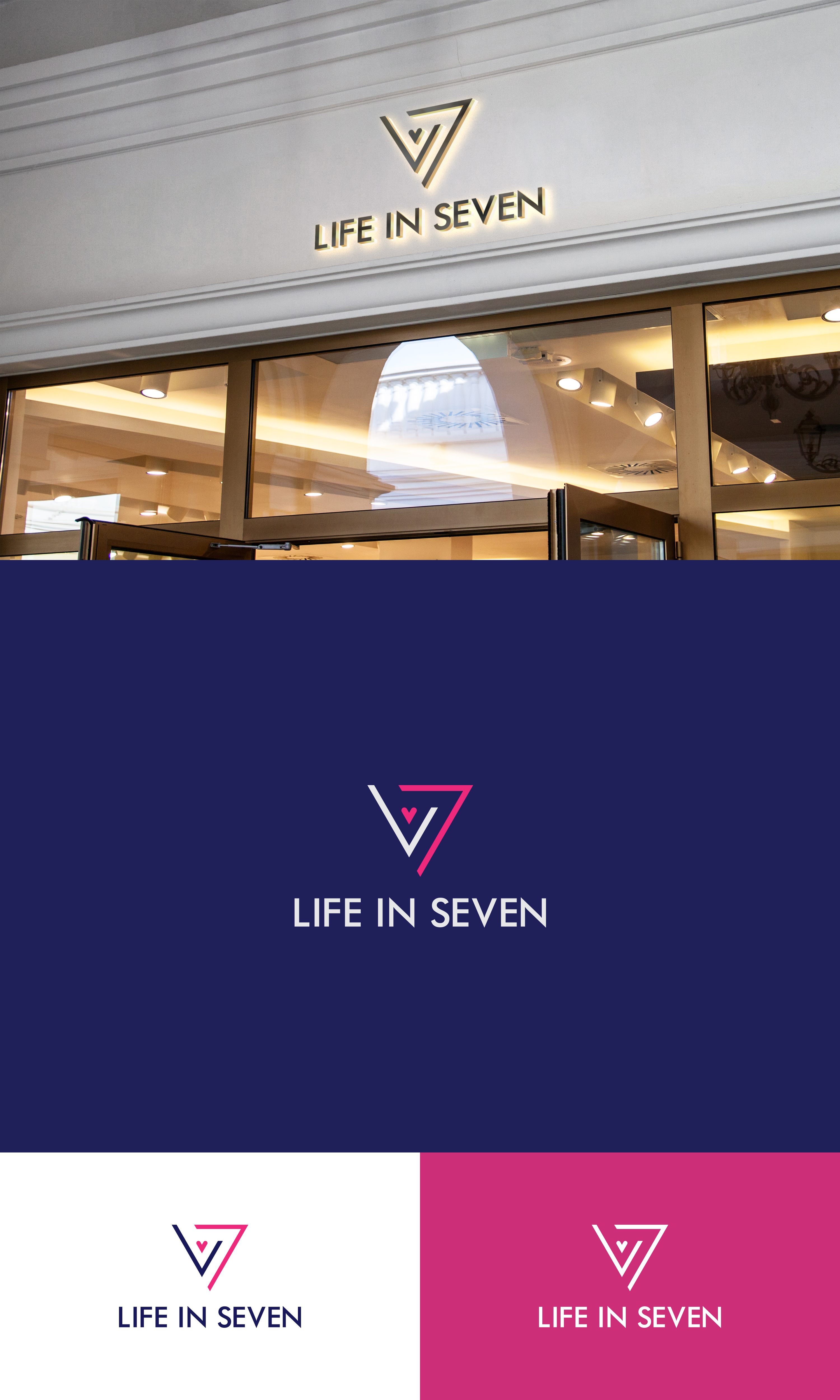 Logo Design by Ally Mac for Life In Seven  | Design #27674820