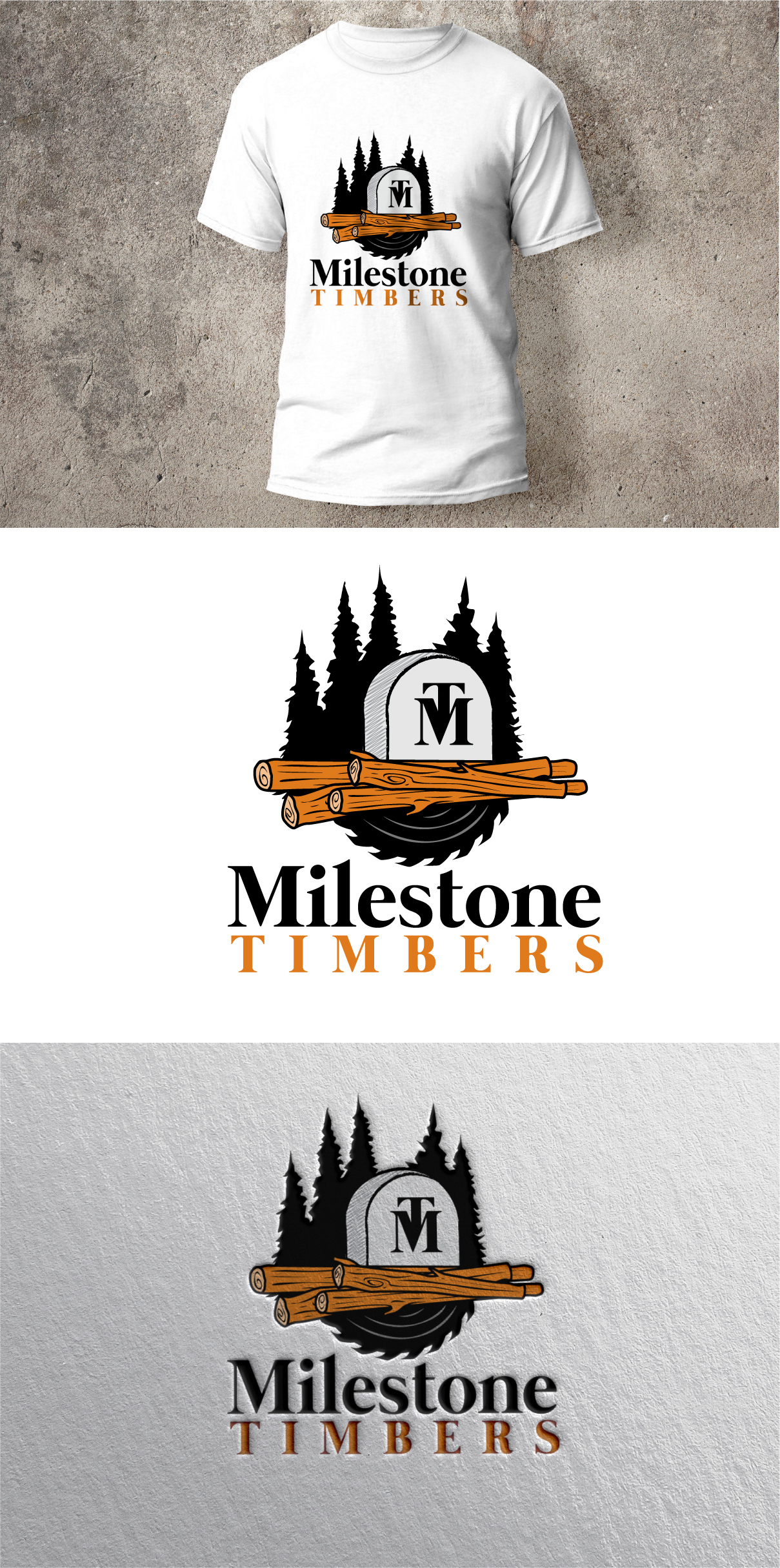 Logo Design by blue eye for Milestone Trading Solution Pty Ltd | Design #27675602