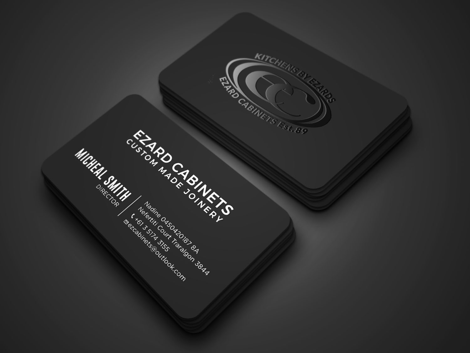 Design de Carte de Visite par RENEXIT pour Ezard Cabinets | Design #27672588