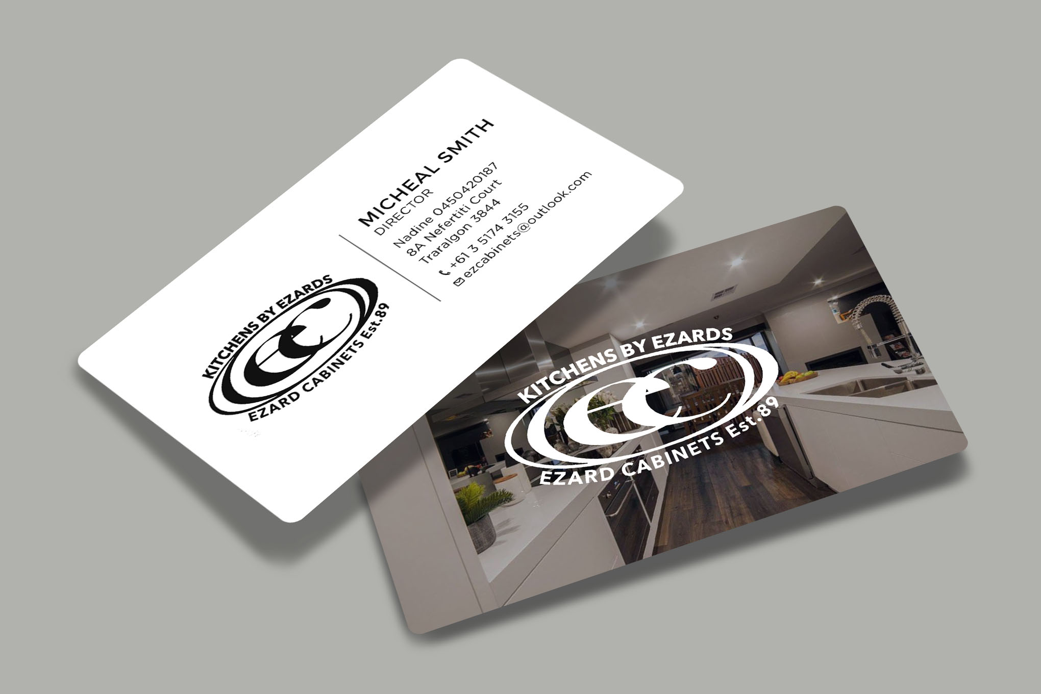 Business Card Design by RENEXIT for Ezard Cabinets | Design #27677470