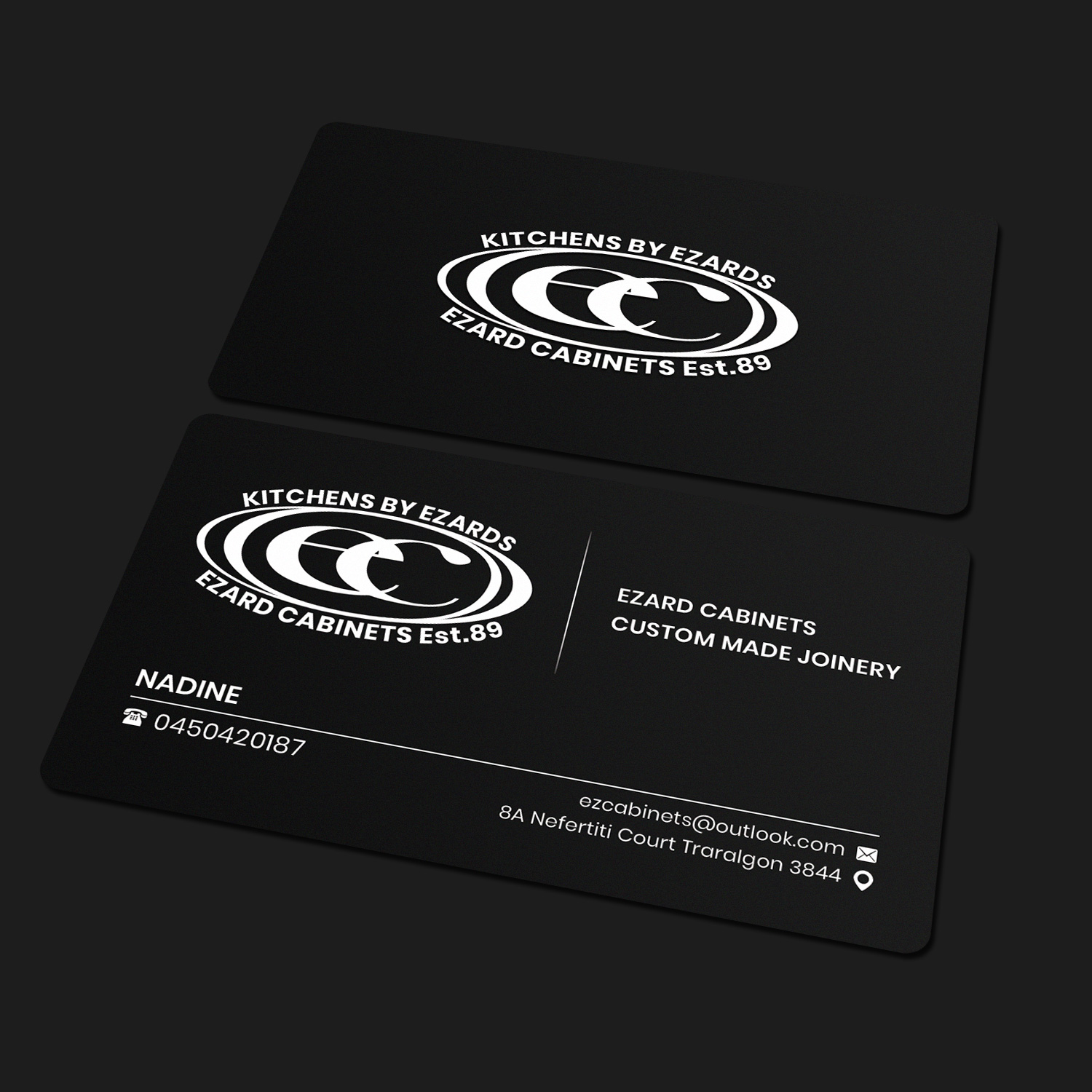 Design de Carte de Visite par Sandaruwan pour Ezard Cabinets | Design #27674769