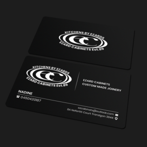 Diseño de Tarjeta de Presentación por Sandaruwan para Ezard Cabinets | Diseño #27674769
