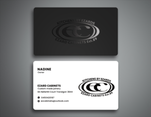 Diseño de Tarjeta de Presentación por Designer Mamun para Ezard Cabinets | Diseño #27680954
