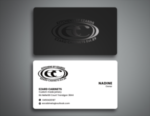 Business Card Design by Creative Moon Design for Ezard Cabinets | Design: #27680958