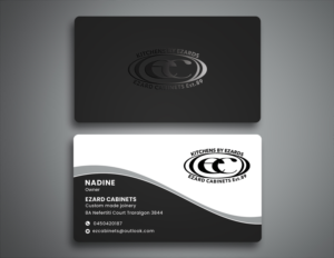 Business Card Design by Creative Moon Design for Ezard Cabinets | Design: #27681030